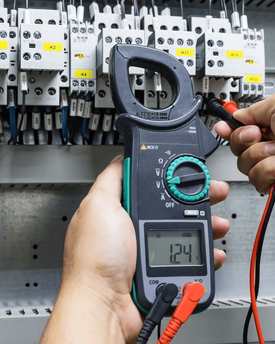 Electrician working